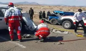 واژگونی دنا در محور سبزوار_میامی/ یک نفر از اتباع خارجی جان باخت