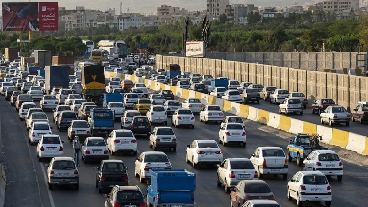 ترافیک سنگین در خروجی های تهران