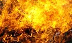 لحظه آتش گرفتن بیلبورد در میدان تجریش تهران/ ویدئو 