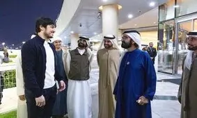 دیدار صمیمانه سردار آزمون با حاکم دبی/ ویدئو

