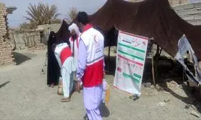 توزیع بسته های معیشتی و بهداشتی در خاش

