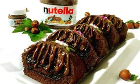 کیک موز و نوتلا؛ کیک شکلاتی با طعم خاص