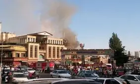 آتش سوزی در بخشی از بازار تجریش تهران/ سخنگوی سازمان آتش نشانی تهران: مصدوم و فوتی نداشت/ ویدئو

