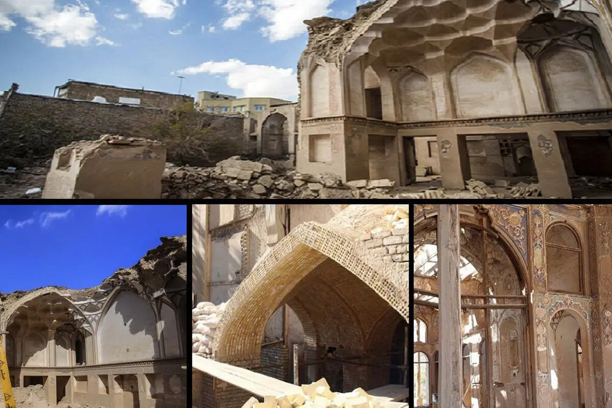 روایت تصویری از خسارت حملات به قلب تاریخی اصفهان