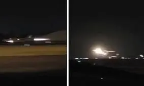 سقوط جنگنده آمریکایی در مالزی/ ویدئو