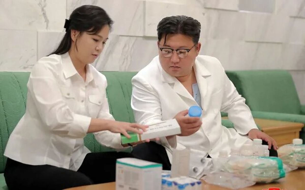 رهبر کره شمالی و همسرش بخشی از موجودی داروهای شخصی شان را اهدا کردند

