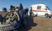 واژگونی خودروی حامل کوهنوردان در کلاردشت