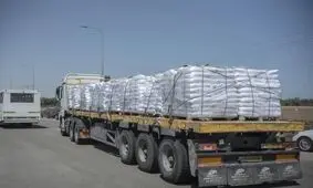 ۲۵ کامیون حامل کمک‌های بشردوستانه وارد شمال نوار غزه شد
