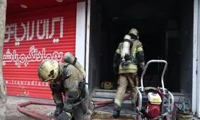 مفقودی یک آتش نشان در ساختمان ۱۵۳ تهران