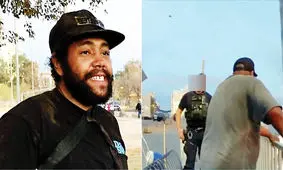 غرق شدن مرد بی‌خانمان جلوی چشم پلیس/ ماموران با خونسردی به تماشای غرق شدن نشستند