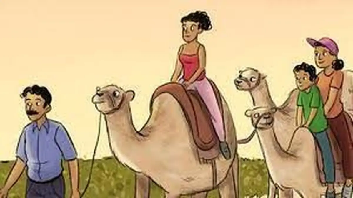تنها 2 درصد از آدم‌ها حیوانِ عجیب بین شترها را پیدا می‌کنند