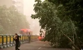 طوفان در تهران و البرز ١١ نفر را راهی بیمارستان کرد