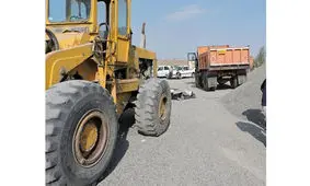 مرگ دلخراش راننده ۷۲ ساله زیر زنجیر چرخ‌های بولدزر