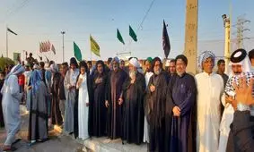 مرزها، آماده میزبانی از مشایه/ مشایه الاهواز راهی کربلا شدند