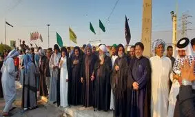 مرزها، آماده میزبانی از مشایه/ مشایه الاهواز راهی کربلا شدند