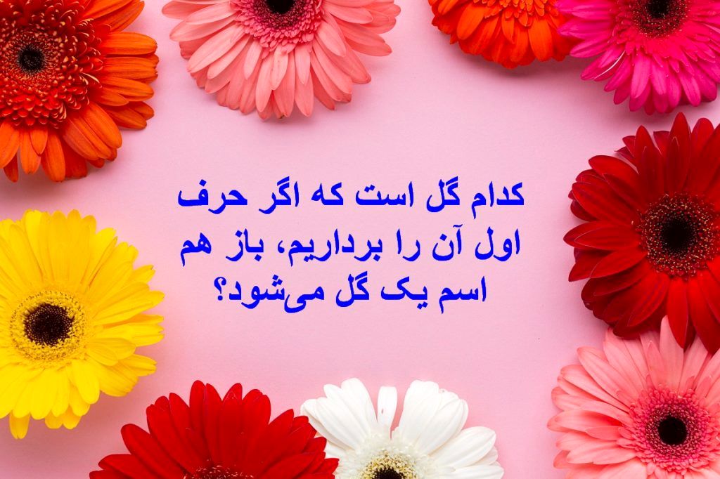 چیستان نام دو گل