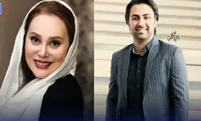 سلفی عاشقانه آرام جعفری و بابک انصاری