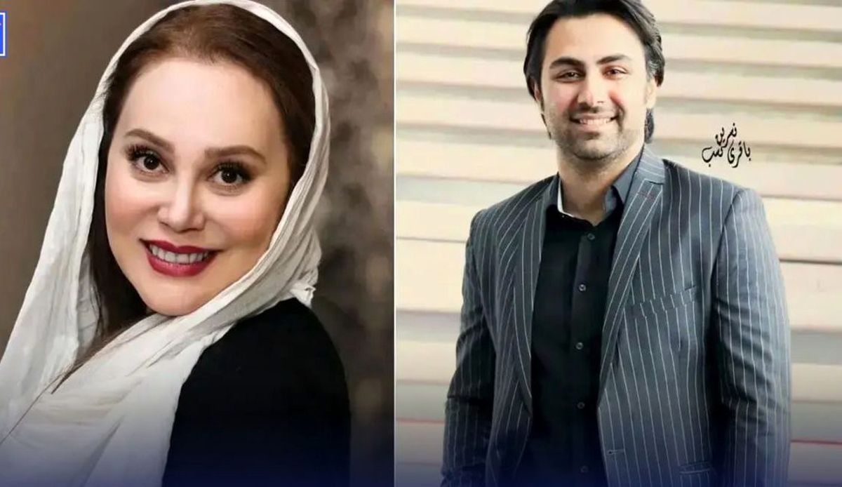 سلفی عاشقانه آرام جعفری و بابک انصاری