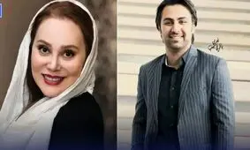 سلفی عاشقانه آرام جعفری و بابک انصاری