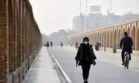 شاخص هوای اصفهان در ۵ منطقه نارنجی است