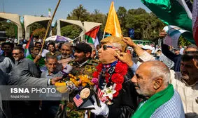 راهپیمایی حمایت از مردم غزه، حماس و محور مقاومت پس از نمازجمعه/ تصاویر

