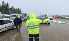 محور چمن‌بید ـ جنگل گلستان به دلیل کولاک مسدود شد
