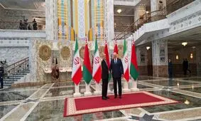 استقبال رسمی رئیس‌جمهور بلاروس از پزشکیان

