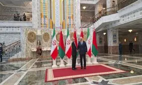 استقبال رسمی رئیس‌جمهور بلاروس از پزشکیان


