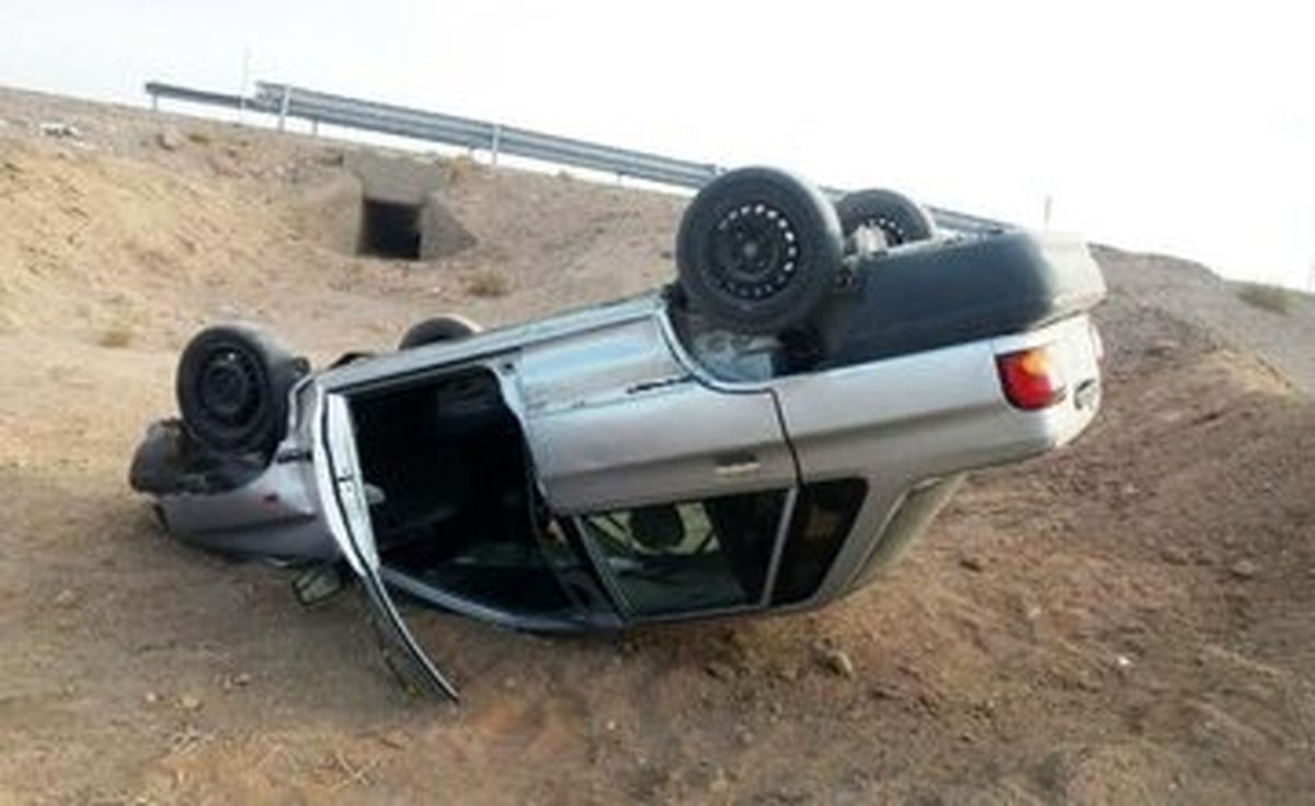 واژگونی مرگبار خودرو در مشهد