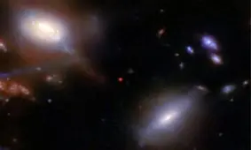 کشف کهکشانی غیرمنتظره توسط جیمز وب