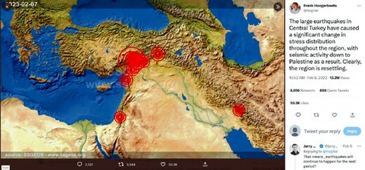 توییت جنجالی جدید مرد هلندی که از زلزله مرگبار ترکیه به فالوور میلیونی رسید/ واکنش جالب کاربران به او