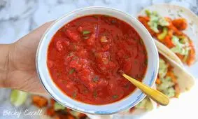 طرز تهیه سس سالسا به روش مکزیکی