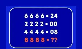 تست هوش/ با توجه به 3 عبارت اول، پاسخ عبارت چهارم را بدست آورید؟