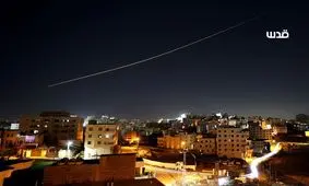 تصاویری عجیب از آسمان امشب اراضی اشغالی |  اسرائیل در جهنم | فیلم