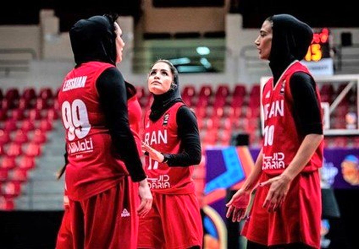 شکست زنان بسکتبال ایران در جام ویلیام جونز

