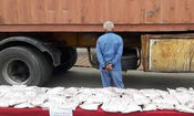 توقیف کامیون حامل ۲۶۷ کیلو شیشه در غرب استان تهران