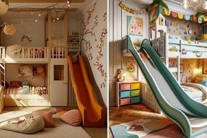 این تخت و اتاق خواب آرزوی هر بچه ای هست/ تصاویر