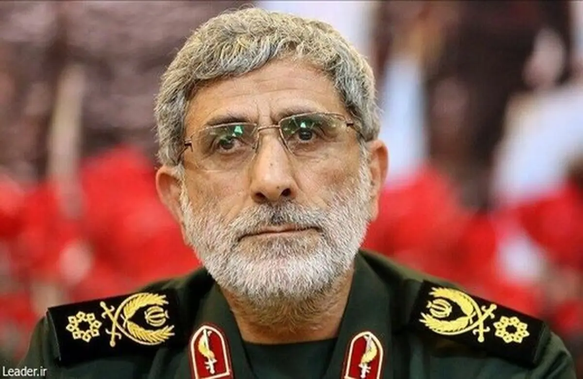 عکسی از خوش و بش سردار قاآنی و وزیر خارجه دولت رئیسی

