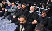 تصاویری از عزاداری در حسینیه امام خمینی؛ لاریجانی و قالیباف هم بودند/ تیپ متفاوت سردار قاآنی