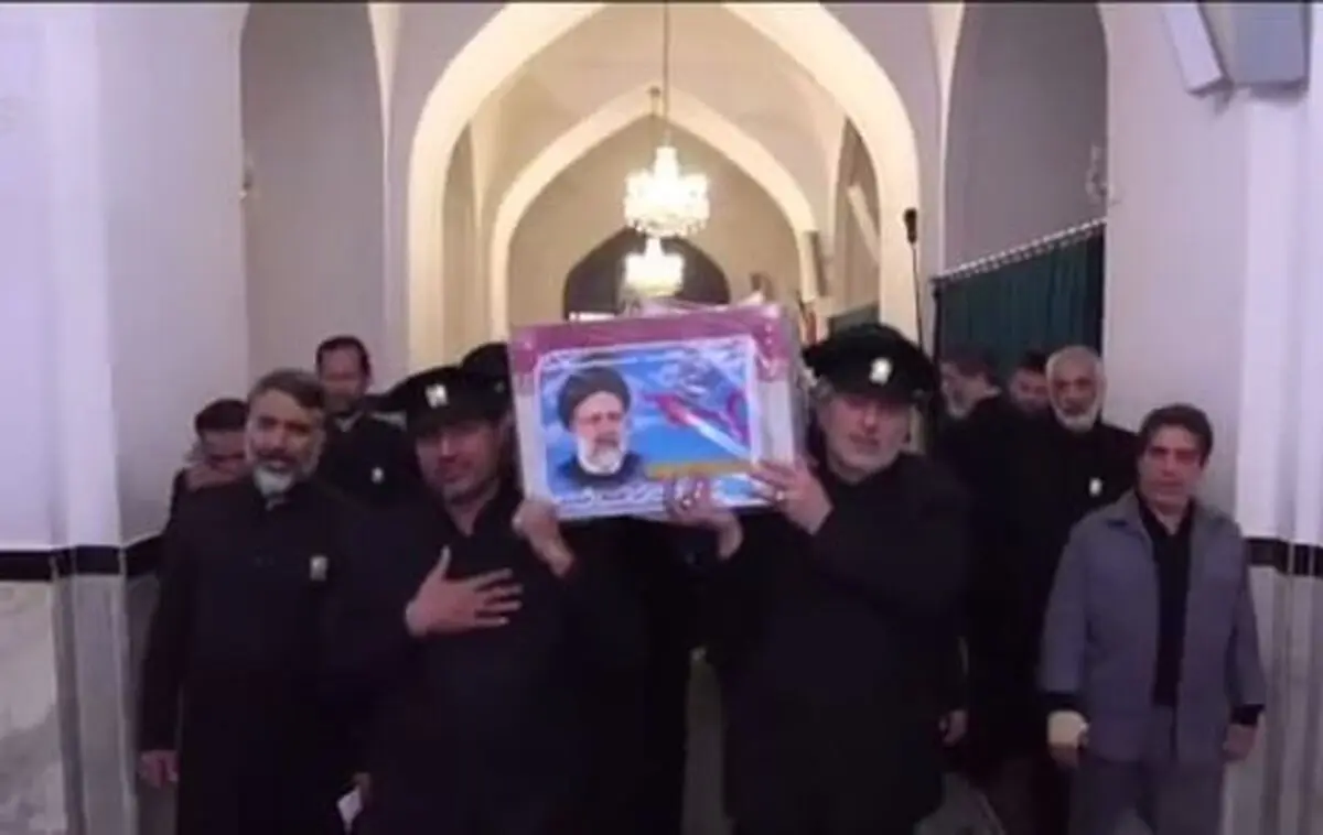 تصویری از محل دفن شهید رئیسی در رواق دارالسلام/ عکس

