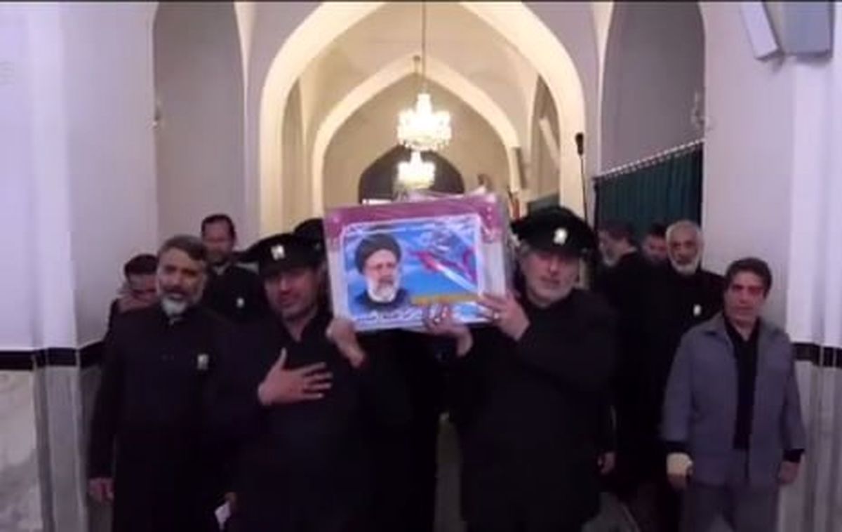 تصویری از محل دفن شهید رئیسی در رواق دارالسلام/ عکس