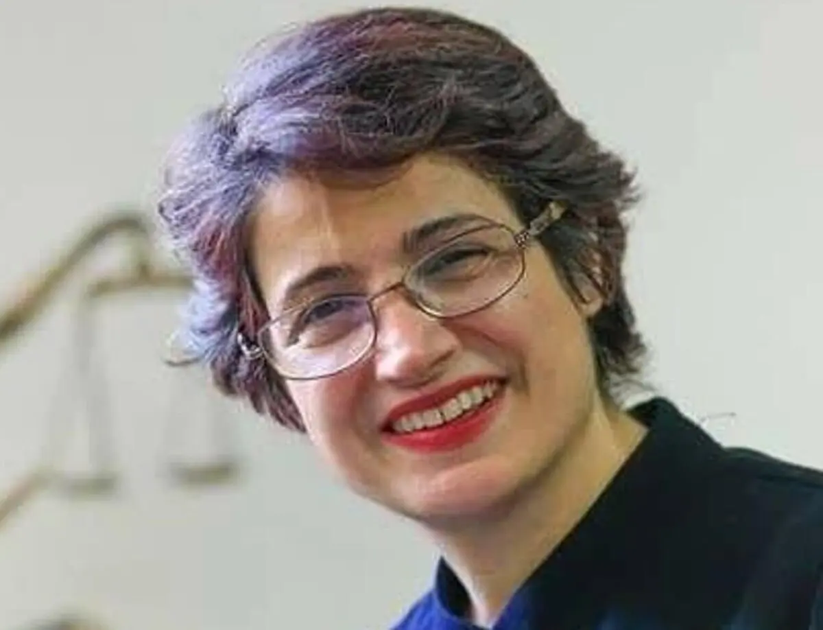 نسرین ستوده آزاد شد/ عکس

