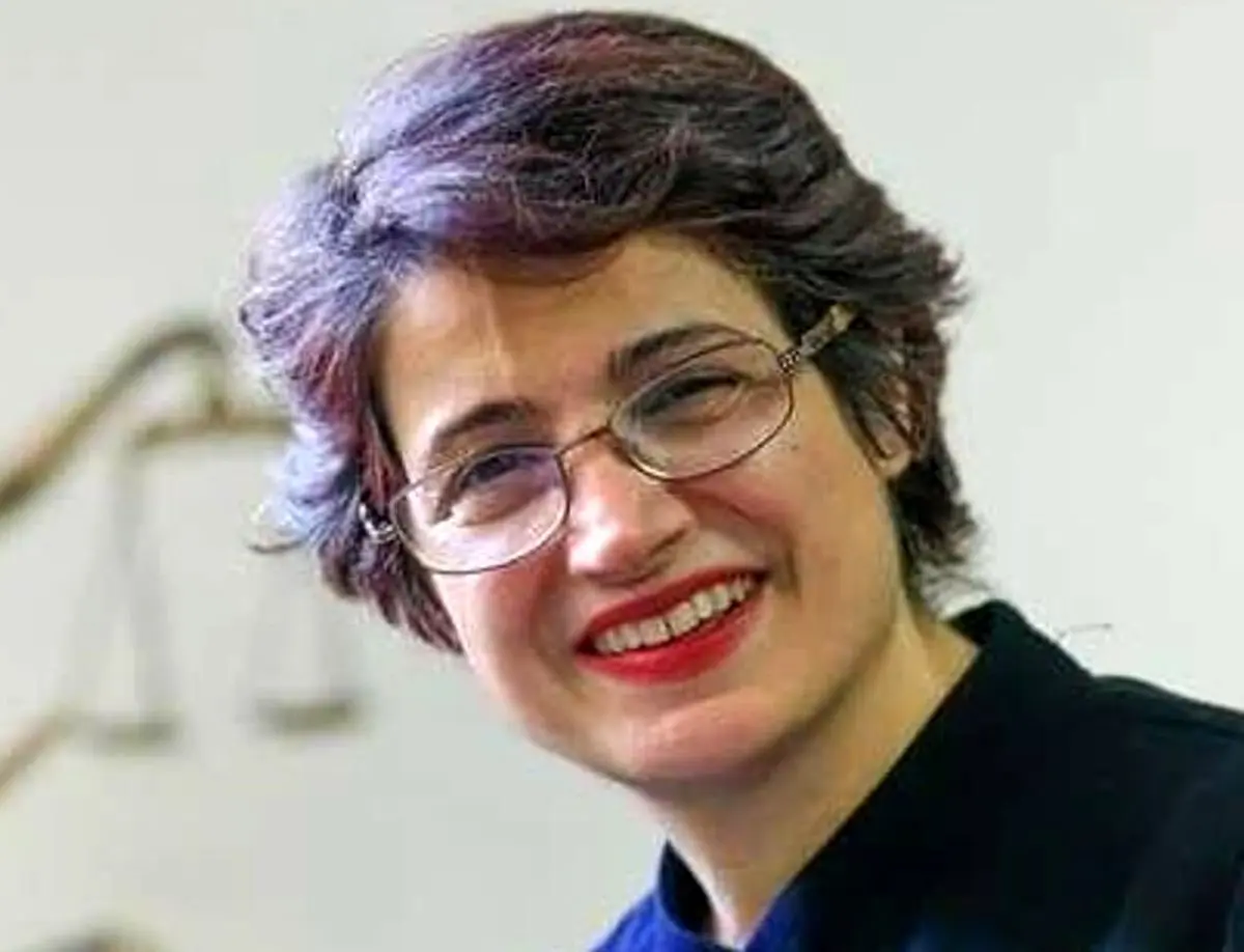 نسرین ستوده آزاد شد/ عکس

