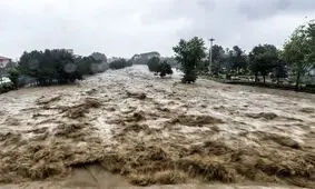 فریادهای مرد گرفتار در سیل هولناک فیروزکوه/ لحظات نخست وقوع سیلاب در روستای دهنار/ ویدئو

