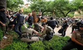 بازداشت دستکم ۲۱۰۰ نفر در تظاهرات حامی فلسطین در دانشگاه‌های آمریکا

