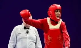 بازی های رزمی جهان/ شهربانو منصوریان طلایی شد