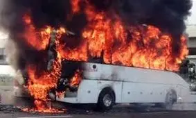 تصاویر ضبط شده از داخل اتوبوس پورتو لحظه ترمز بریدن/ ویدئو