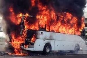 تصاویر ضبط شده از داخل اتوبوس پورتو لحظه ترمز بریدن/ ویدئو