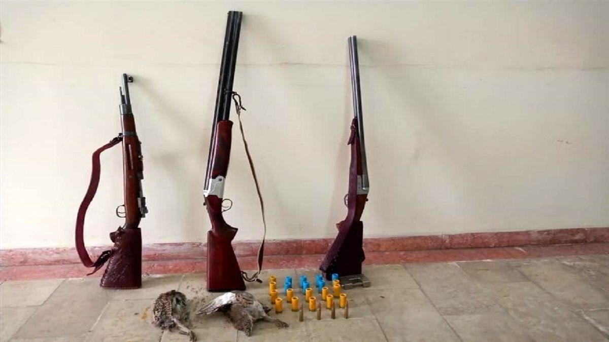 دستگیری دو گروه شکارچی غیر مجاز در زیستگاه‌های مشگین شهر