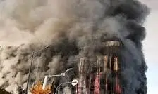 آتش سوزی مهیب یک ساختمان در کره جنوبی/ ویدئو